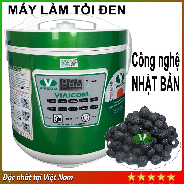 [ FREESHIP Toàn Quốc ] MÁY LÀM TỎI ĐEN VIAICOM V6