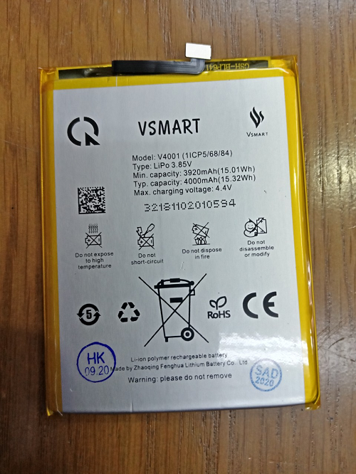 Pin v-smart joy 1 plus / v4001