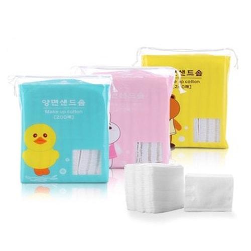 Bông Tẩy Trang Gấu Vịt Thỏ 200 miếng