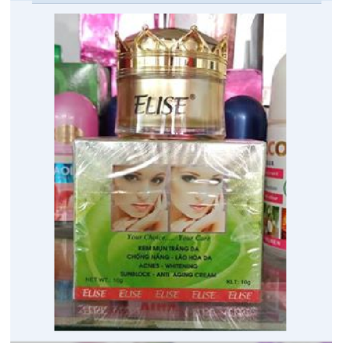 KEM ELISE DƯỠNG TRẮNG DA, NGỪA MỤN, CHỐNG NẮNG, GIẢM LÃO HÓA 10G