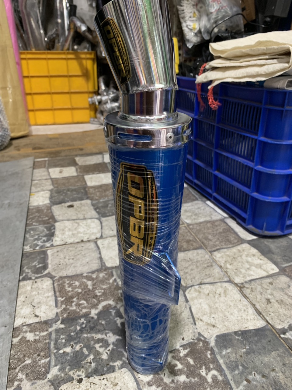 pô orbr đích lớn màu xanh