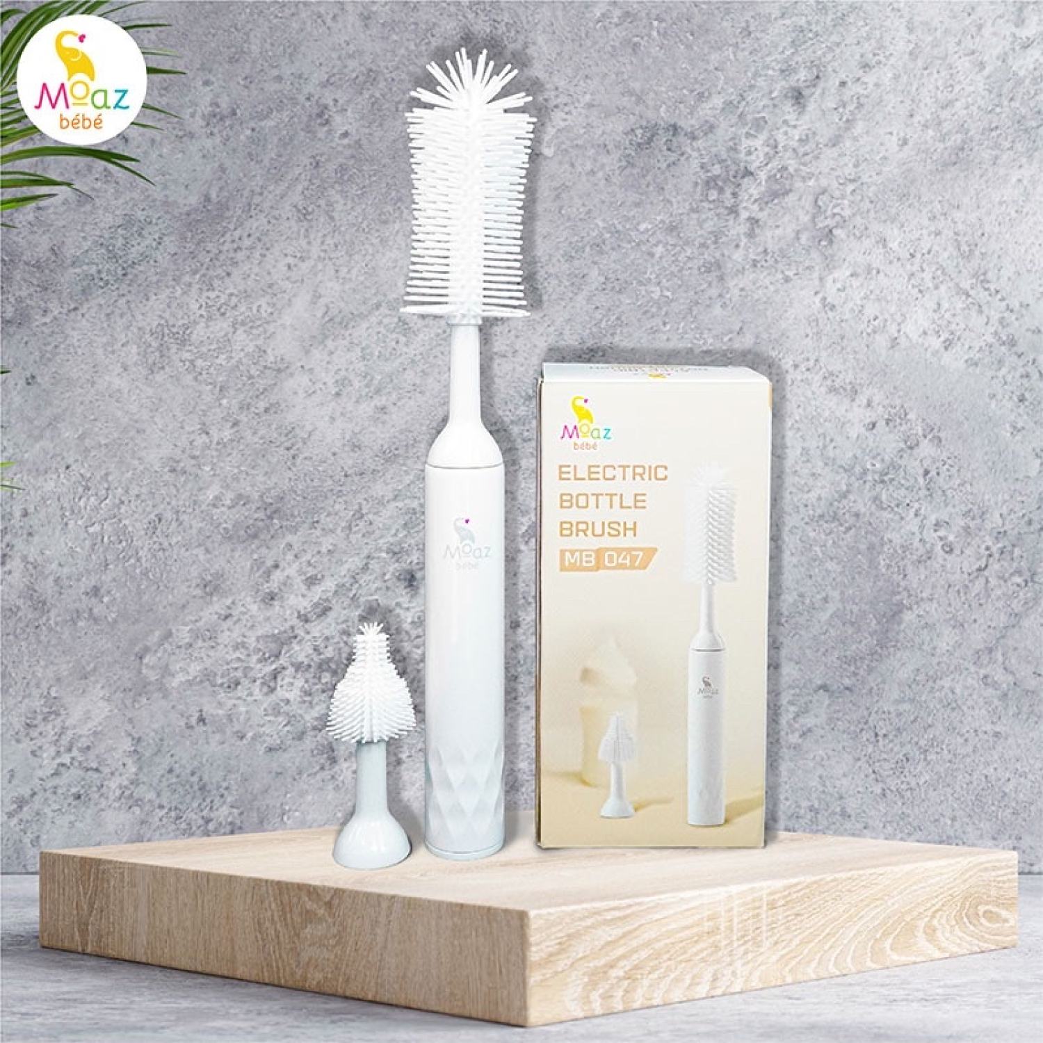 Bộ cọ rửa bình sữa điện Moaz BéBé MB-047