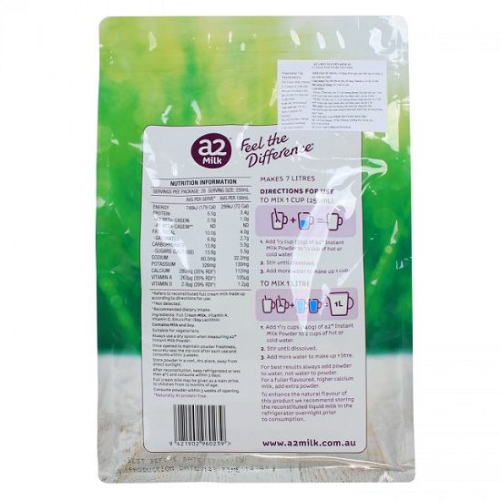 Sữa bột nguyên kem A2 - Hàng Úc