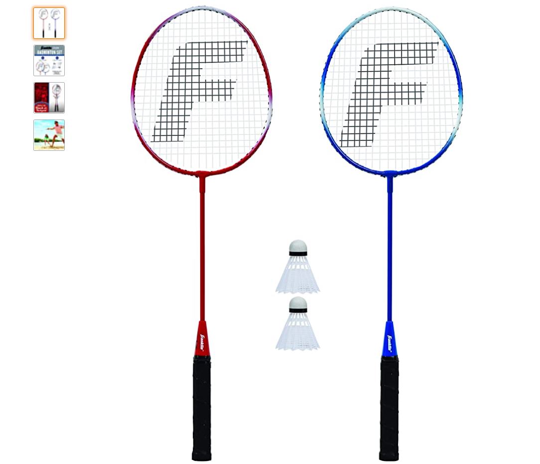 Cặp vợt cầu lông Franklin Sports 2 Player Badminton Racquet Replacement Set