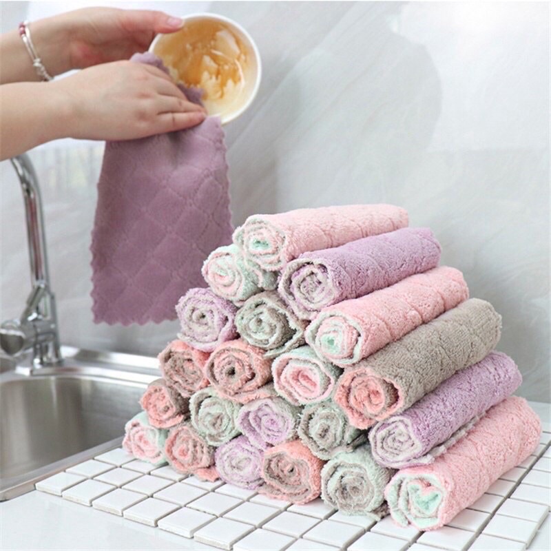 Khăn lau đa năng 2 mặt siêu thấm hút ( giá 1 cái )