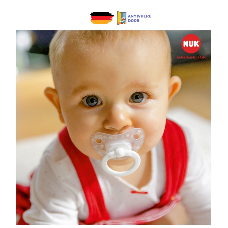 [Sales off] Bộ 2 ti giả NUK Silicone Happydays