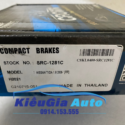 Má Guốc phanh (Bố thắng) sau Nissan Tiida