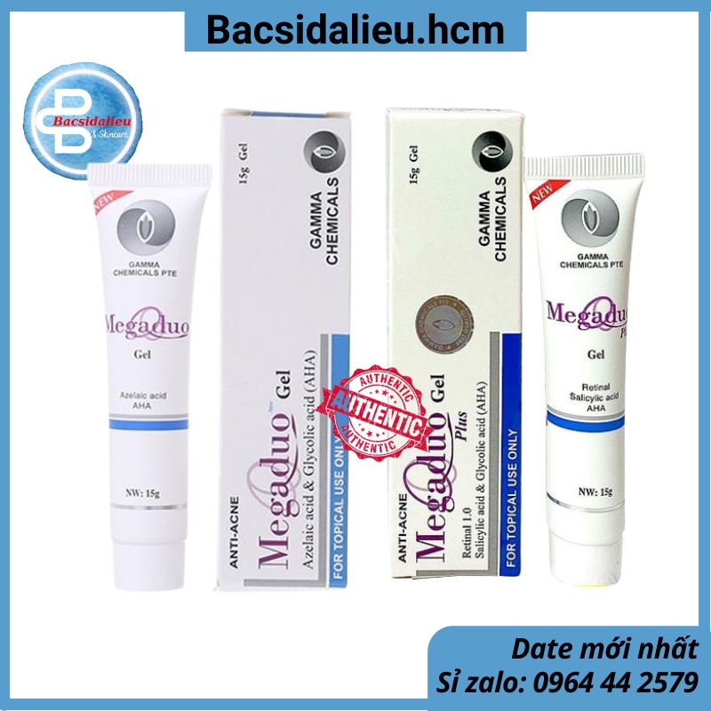 Megaduo Gel AHA & Plus (15g) Mờ thâm mụn, Hết Thâm, Giảm Mụn Ẩn Gamma Plus