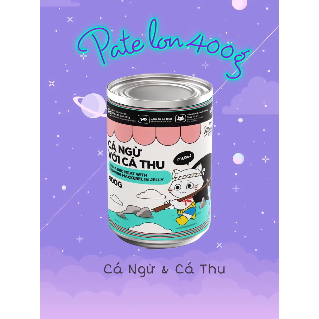 Pate Mèo Meowcat 400g, Pate Cho Mèo Mọi Lứa Tuổi