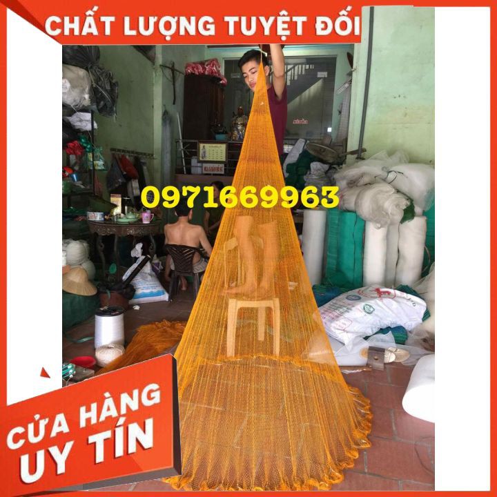Chài Dù Bắt Tép,Bắt Cá Gia Công Tay Hàng Chất Lượng Bung 4m Nặng 2kg5 - Cam kết bảo hành đổi trả trong 2 tuần đầu