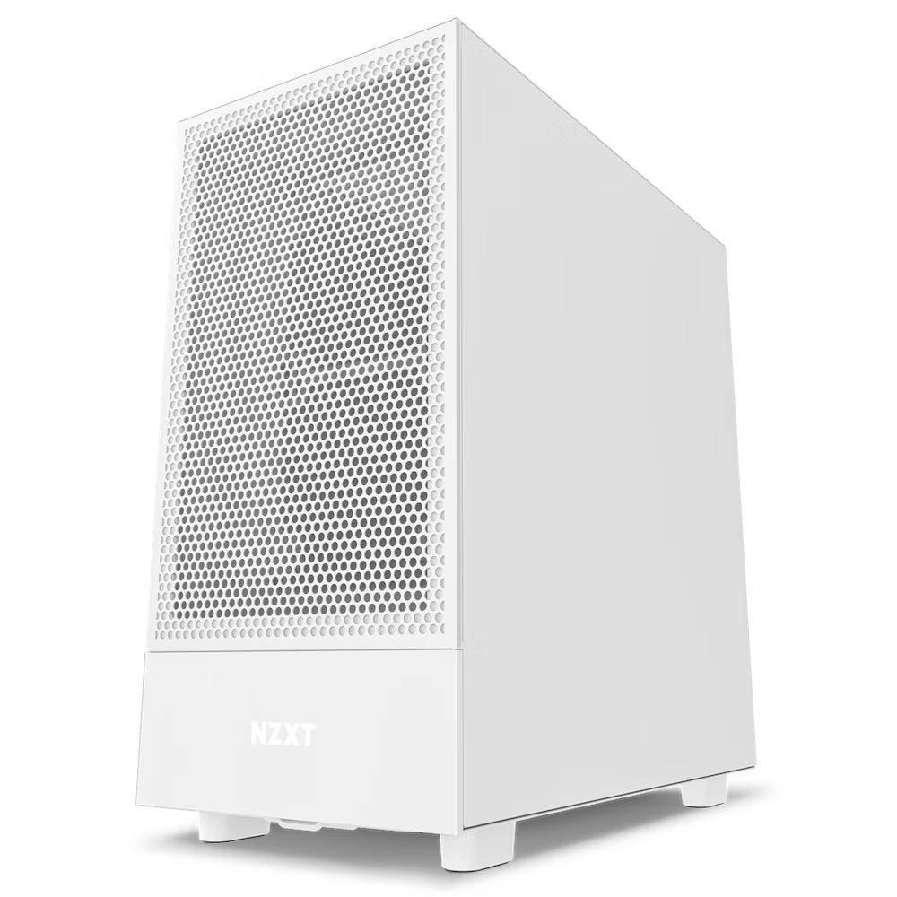 Vỏ máy tính NZXT H5 Flow (Mid Tower/Màu Trắng/Màu Đen)