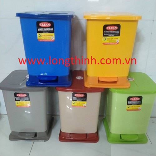 Tan lap thanh rubbish bin - big size 30.5 x 26 x 36 cm