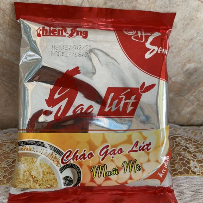 Cháo gạo lứt muối mè