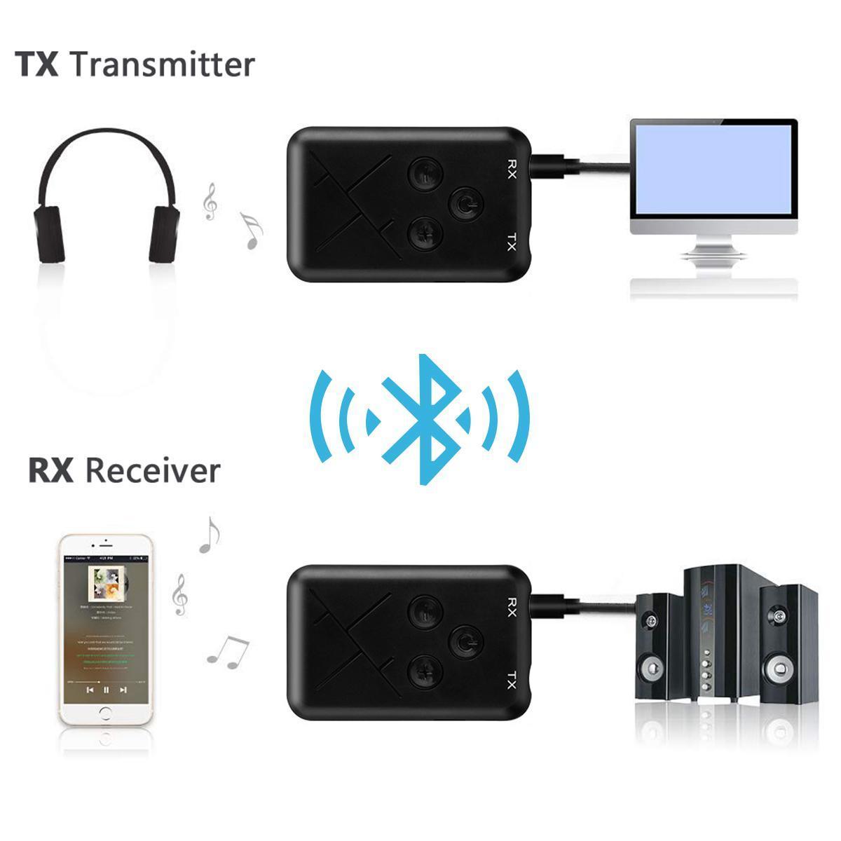 Bộ Thu Phát Âm Thanh 2 trong 1 Bluetooth 4.2 Bluetooth Receiver and Bluetooth Transmiter - Bluetooth TX10