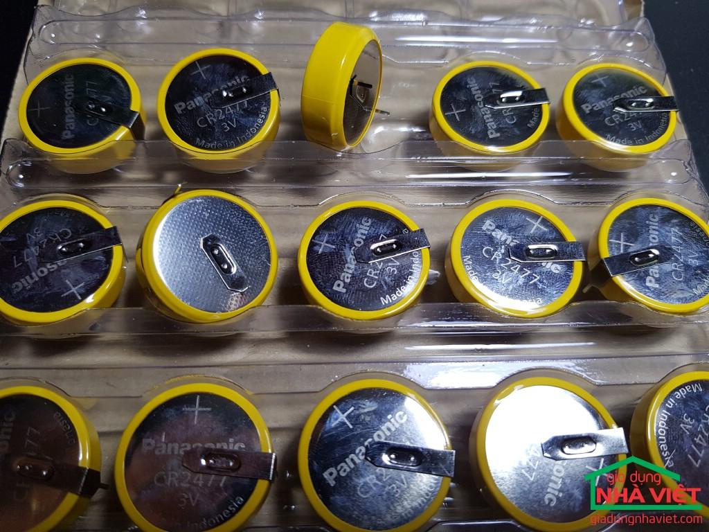 Pin nuôi nguồn Panasonic CR2477 lithium 3V hàn chân