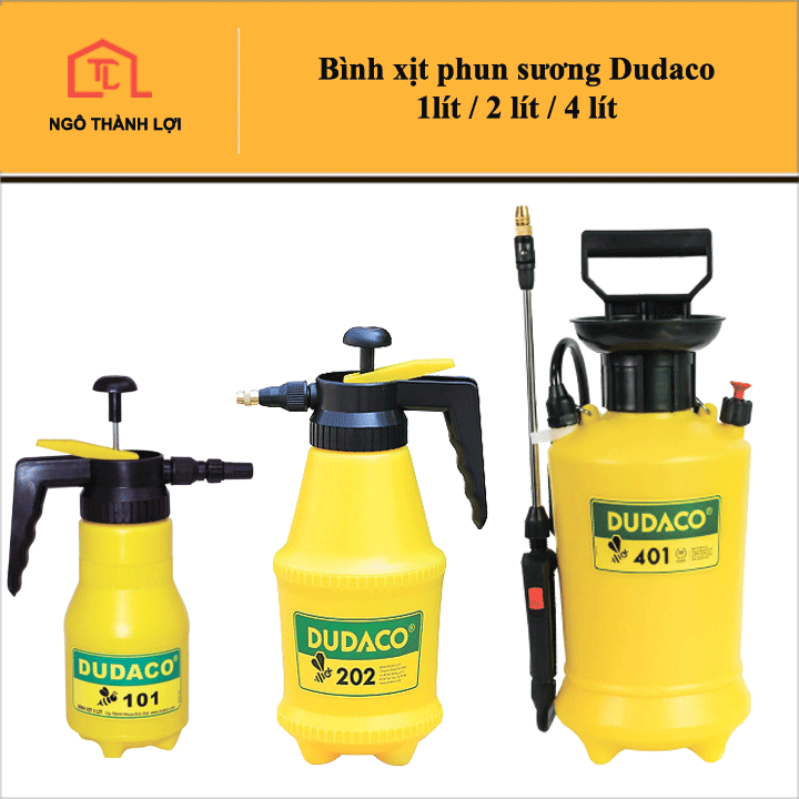 Bình xịt phun sương Dudaco 1lít / 2 lít / 4 lít