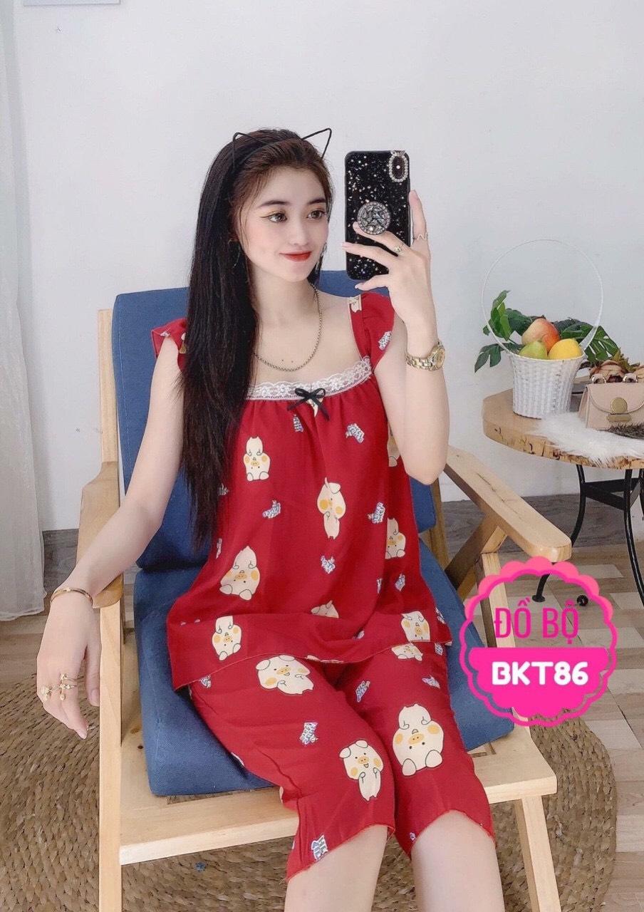 SÉT BỘ PIJAMA MẶC NHÀ CỰC XINH CUTE . CHẤT KATE LỤA . pizama.