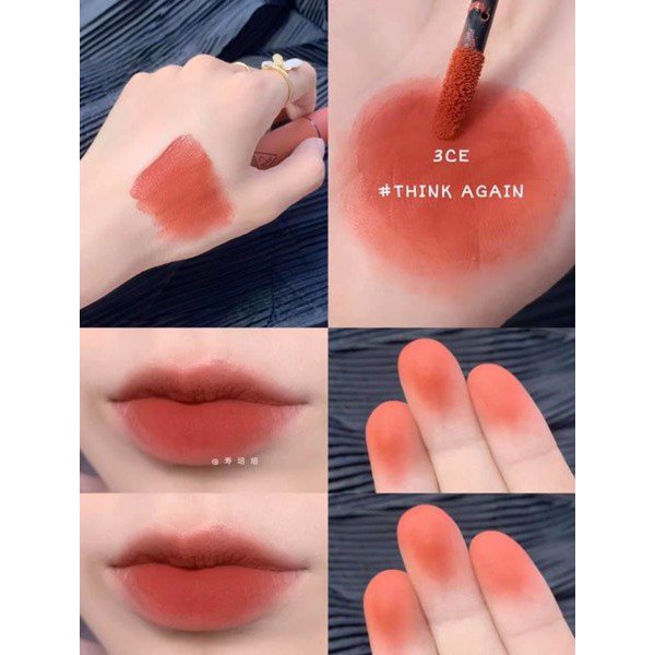 Authentic- Son Kem Lì 3C E Velvet Lip Tint Think Again