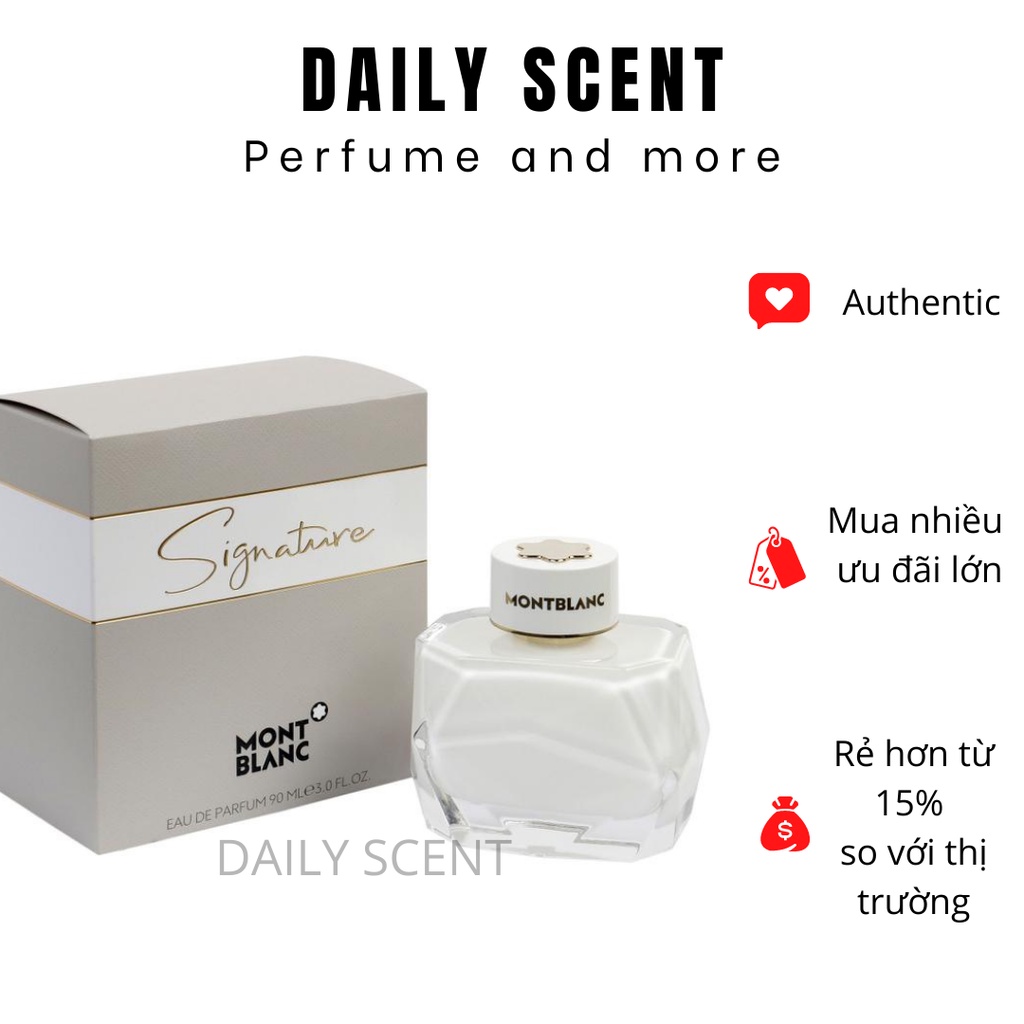 [Dailyscent] Nước hoa nữ Montblanc Signature eau de parfum 90ml