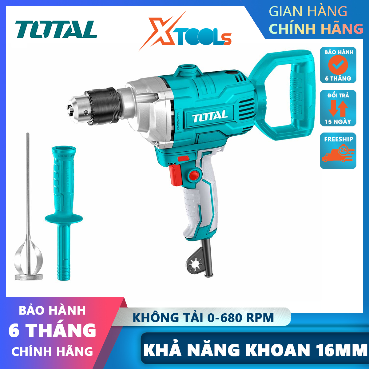 1110W total td61106 paint mixer
