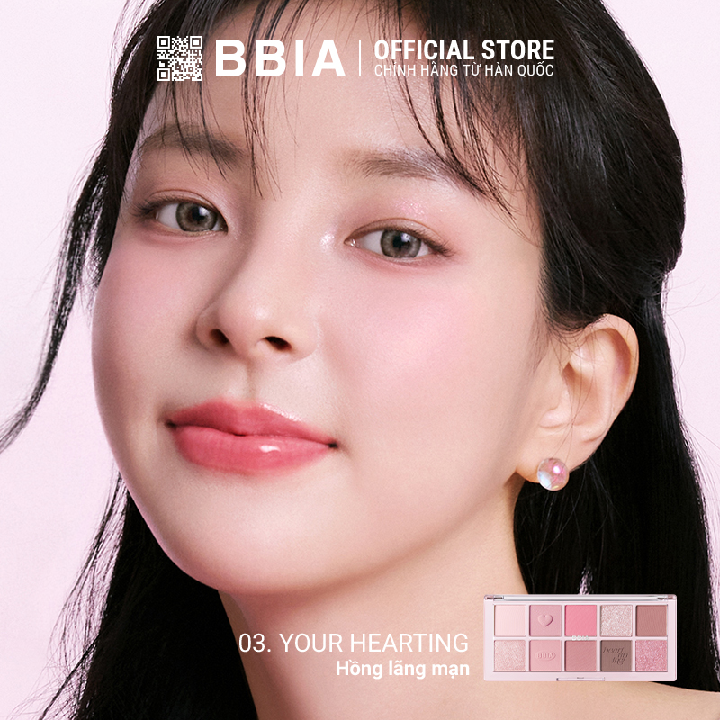 Bảng phấn mắt 10 ô dễ tán và bám màu tốt BBIA Essential Eye Palette 8.5g