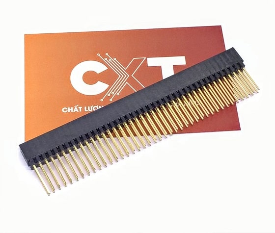 Jump cái đôi PC104-2.54mm chân thẳng dài 12.2mm