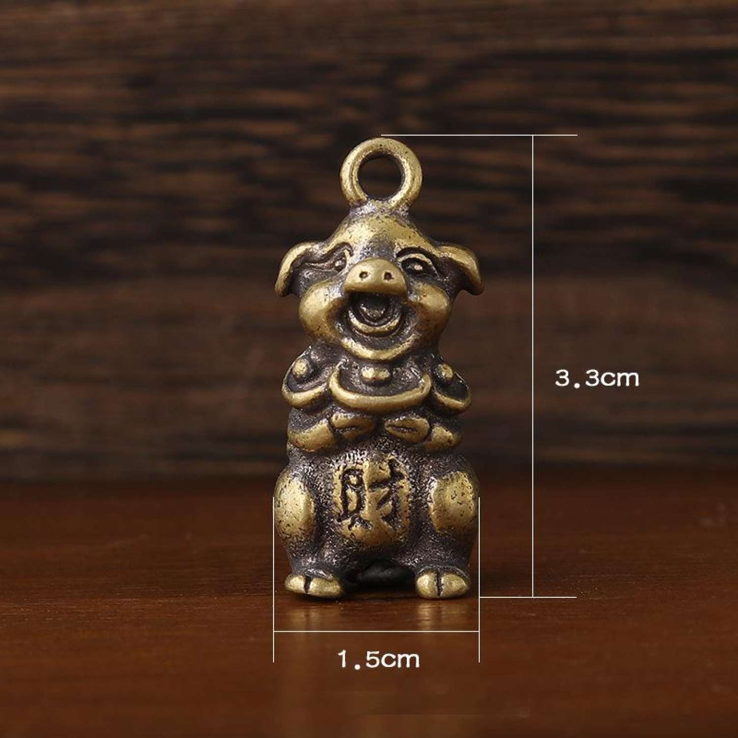 Móc khóa 12 con giáp kiểu dáng Tượng 1 Món