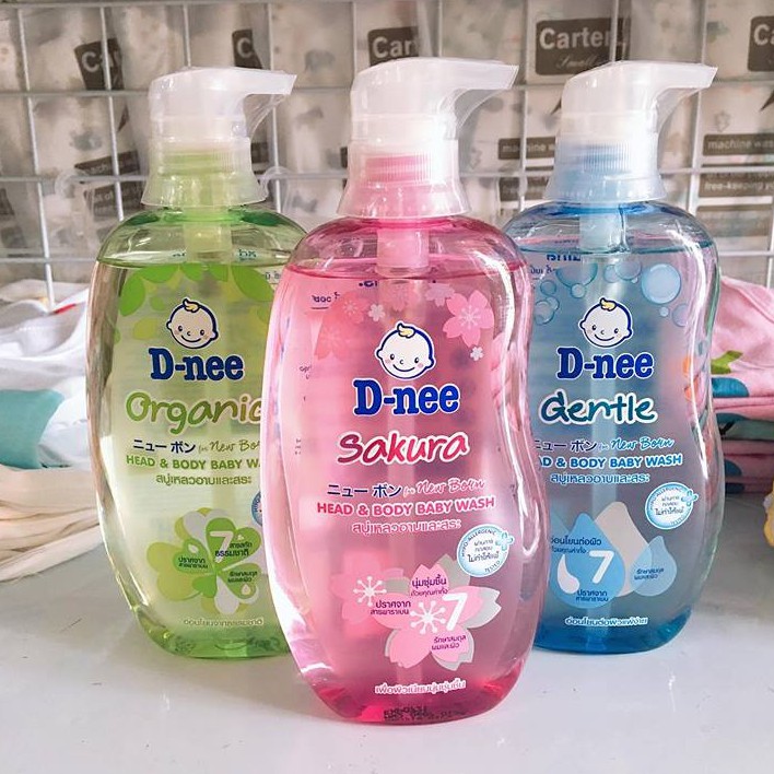 Sữa tắm gội Dnee thái lan cho bé 380ml