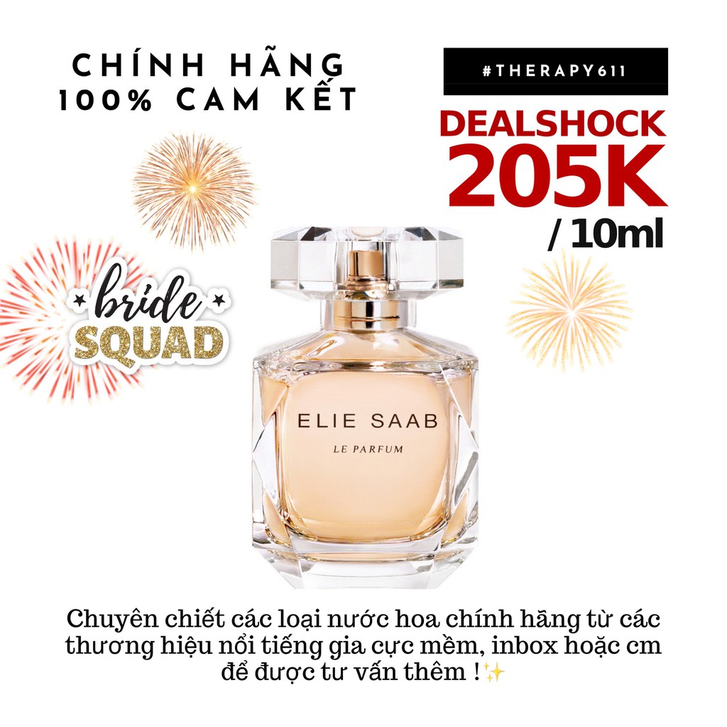Nước hoa mẫu thử nữ elie saab le parfum