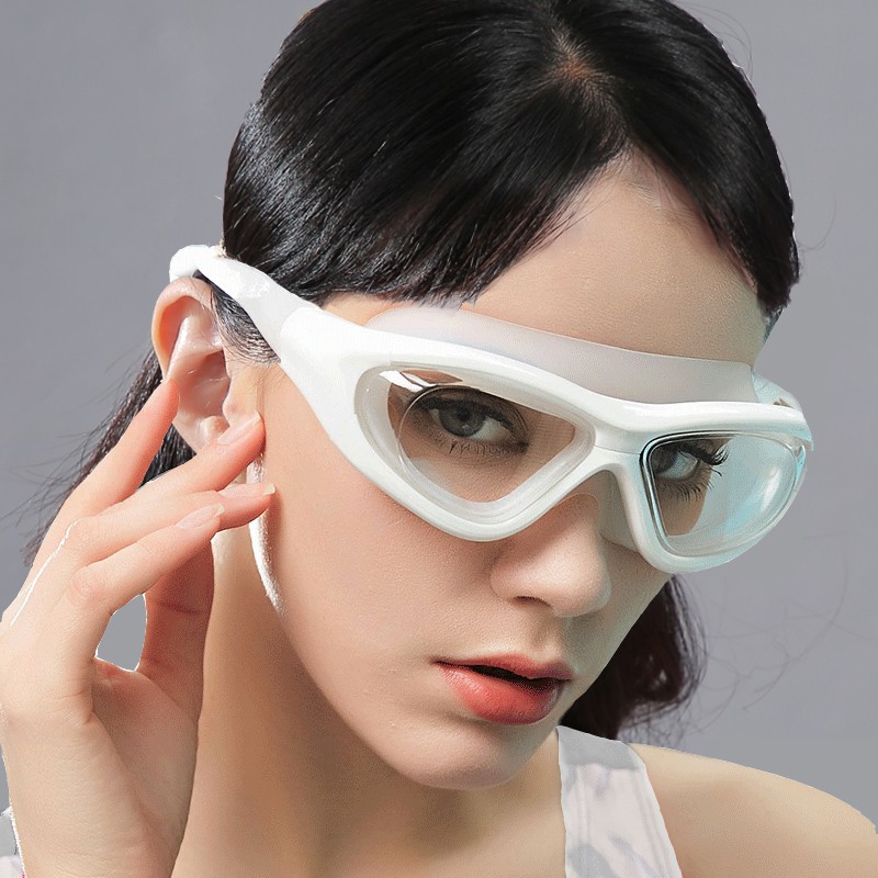 Kính bơi người lớn, kính bơi tráng gương tầm nhìn rộng 180 độ POPO (SBIG) mắt kiếng bơi tráng cản tia UV trong Bộ sưu tập Kính bơi nam, kính bơi nữ 2021