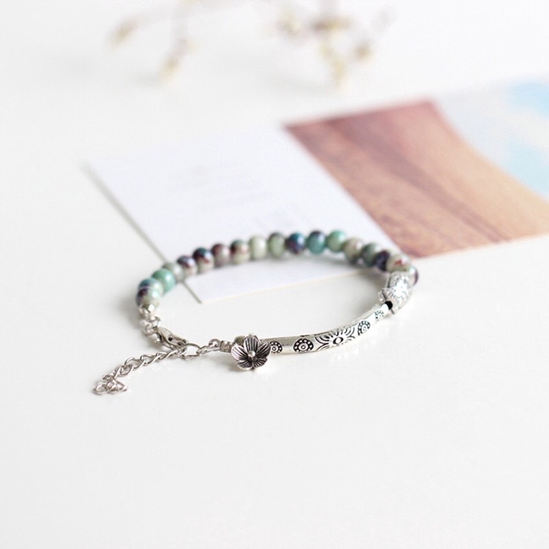 LẮC TAY ĐÁ SỎI HANDMADE - VTTH12
