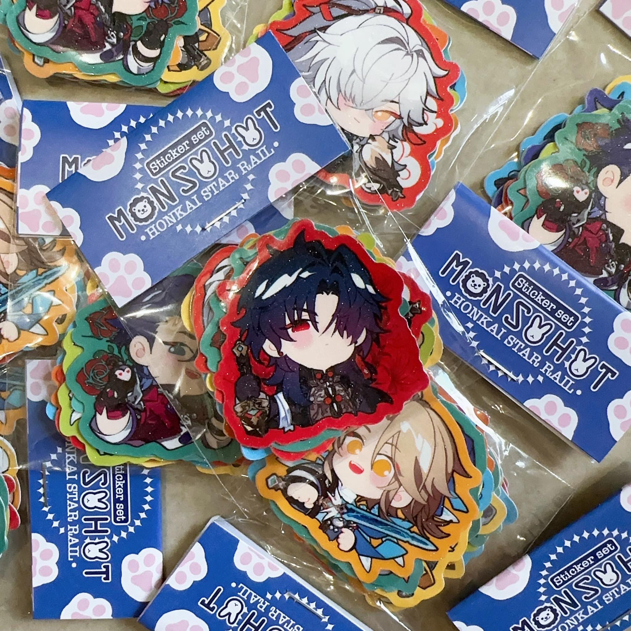 Sticker Honkai star rail (10 nhân vật/gói)