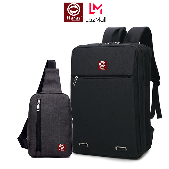 COMBO Balo Laptop HARAS Cylinder HR179HR147