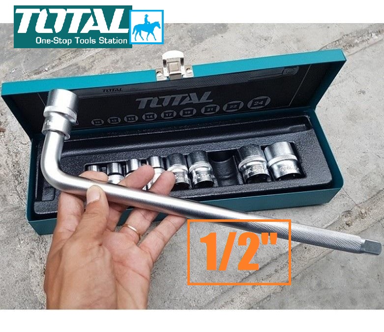 BỘ 12 ĐẦU TUÝP 1/2inch TOTAL THT141121