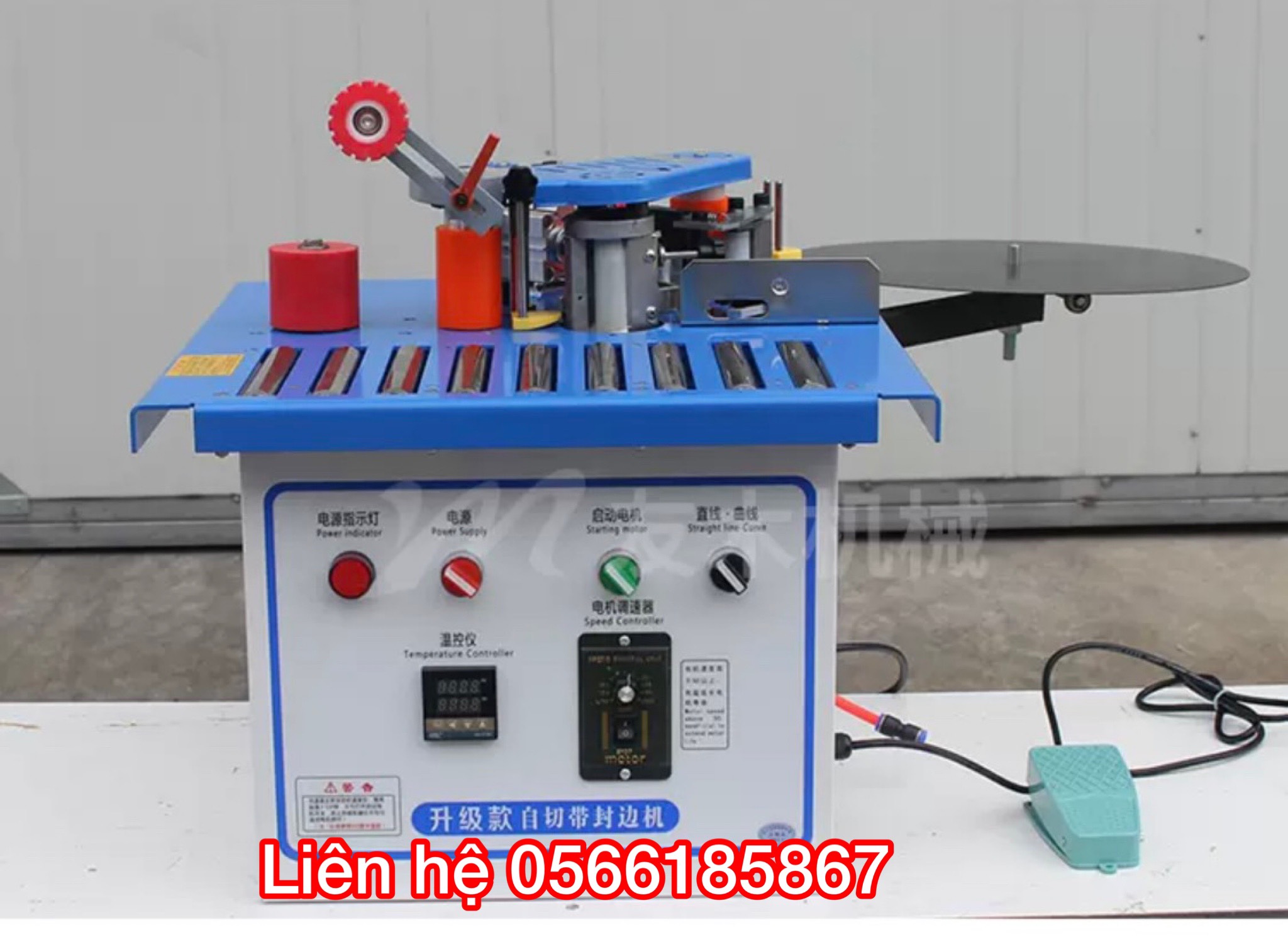 ⚡️𝐅𝐑𝐄𝐄 𝐒𝐇𝐈𝐏⚡️ máy dán cạnh gỗ DW550 đa chức năng dán cong, thẳng, vát