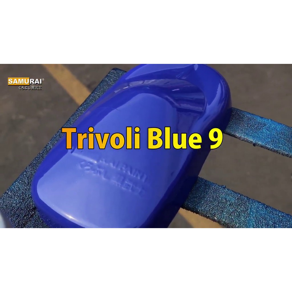 Sơn xịt Samurai màu Xanh Trivoli - 9 (400ml) (có khả năng kháng xăng A92, A95)