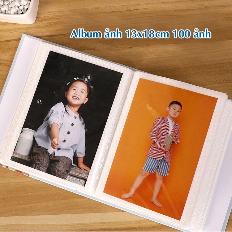 album đựng ảnh 13x18cm 100 tấm