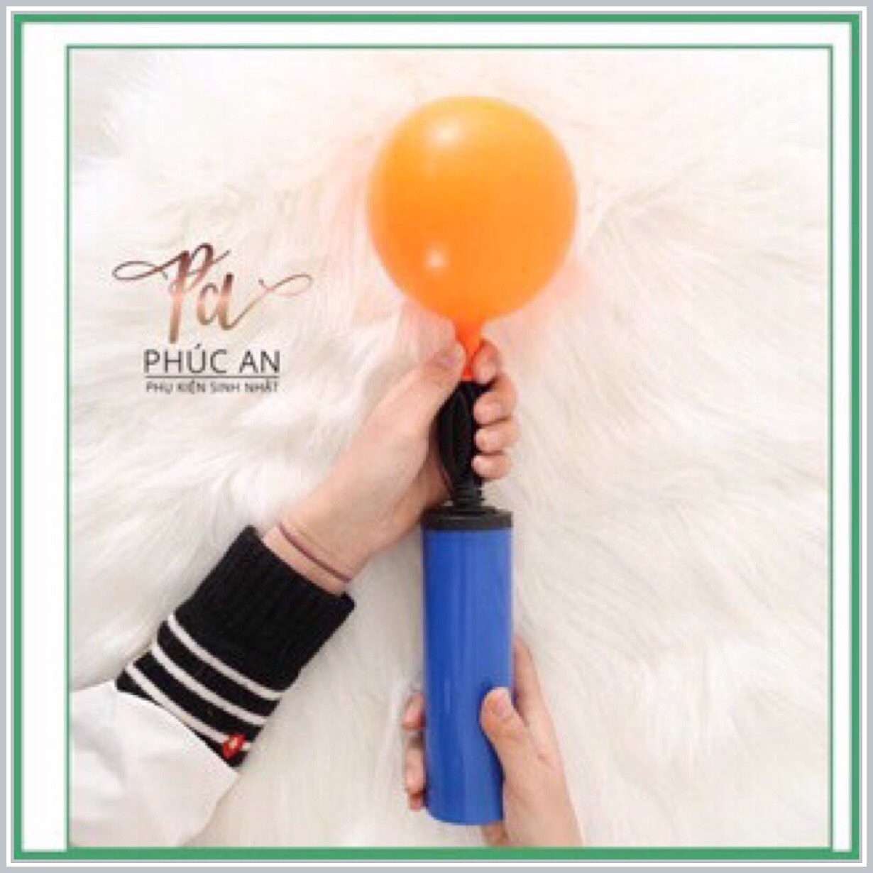 Bơm bóng cầm tay 28cm