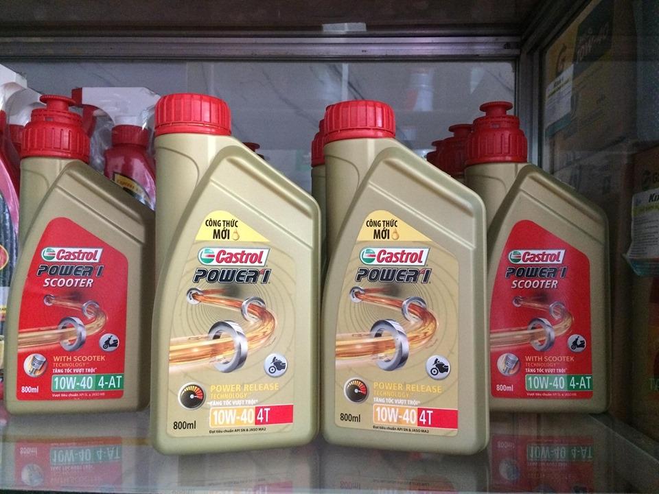 Dầu nhớt 0.8 lít Castrol Power 1 4T 10W40