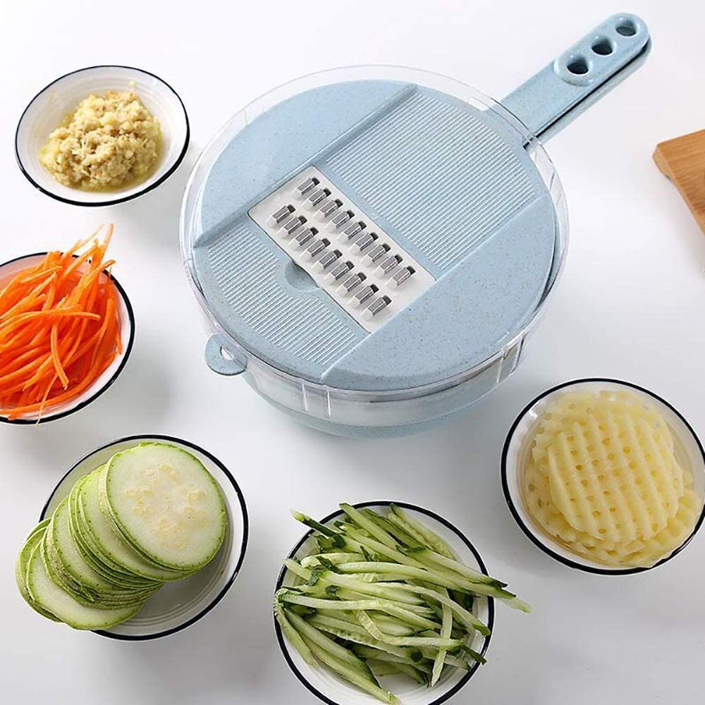 Tooling planed shredded radish fruit multifunction 8 in 1
