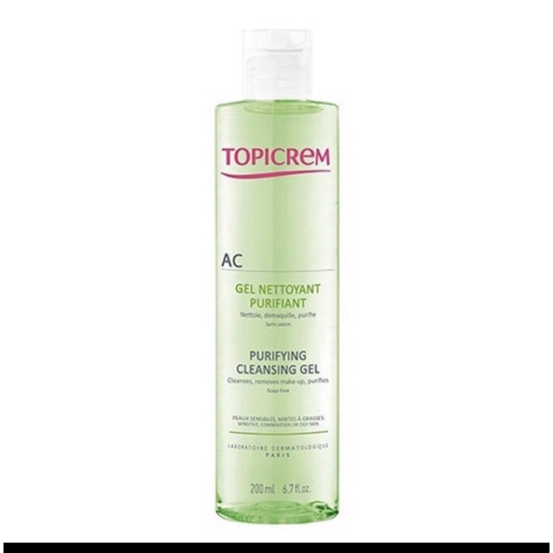 Sữa rửa mặt Topicrem AC Purifying Cleansing Gel 200ml