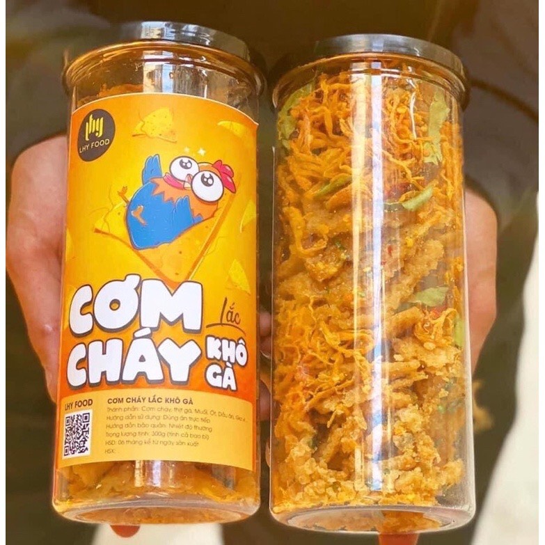 Cơm cháy lắc khô gà 35k/ 1 lọ cao 300g