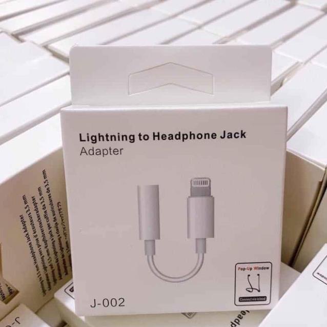 Jack - cáp chuyển đổi IPHONE đầu lightning ra jack 3.5 mm (zin)
