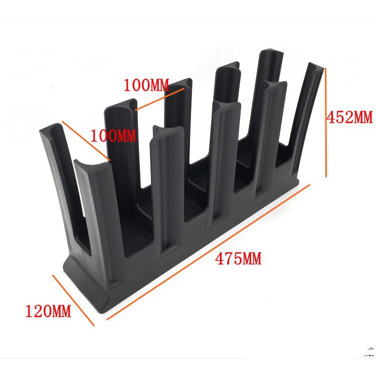 Kệ Đựng Ly 4 Ngăn (Quán Trà Sữa)
