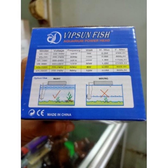 [HCM]Máy bơm nước Vipsun VS 1200 - Công Suất 8W