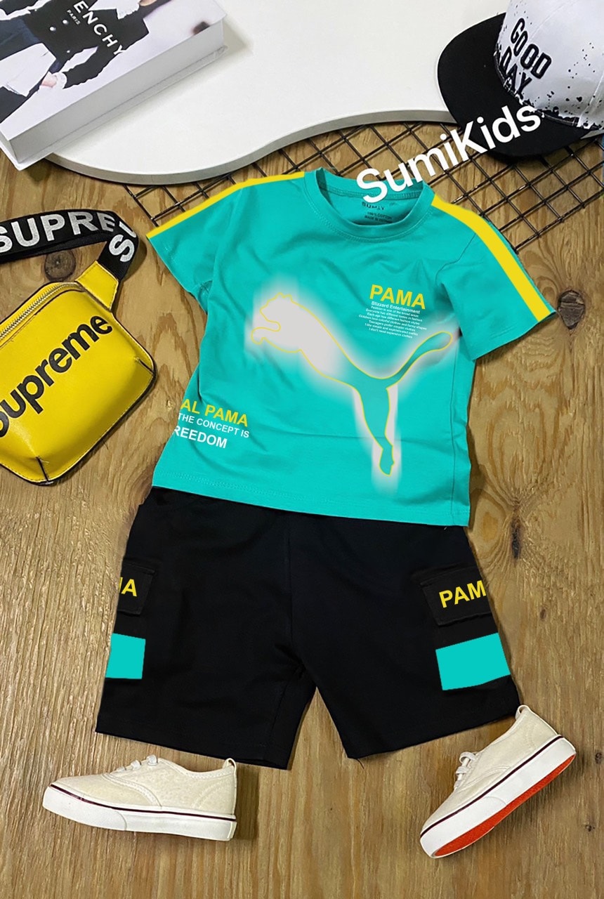 Bộ thun nhí đại cồ puma bé trai 8kg - 55kg