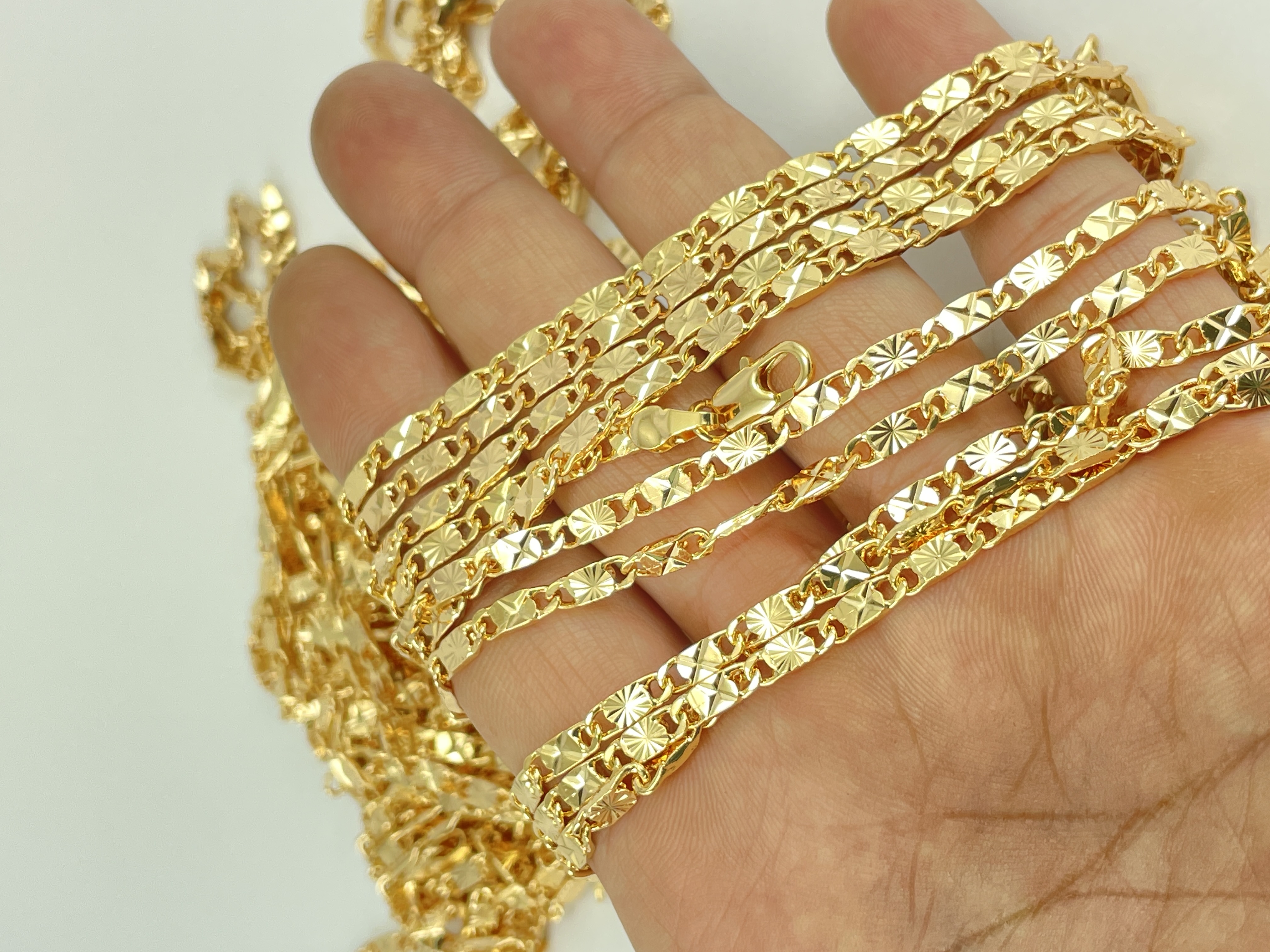 [HCM]DÂY CHUYỀN MẠ VÀNG 18K CAO CẤP - DC117L65