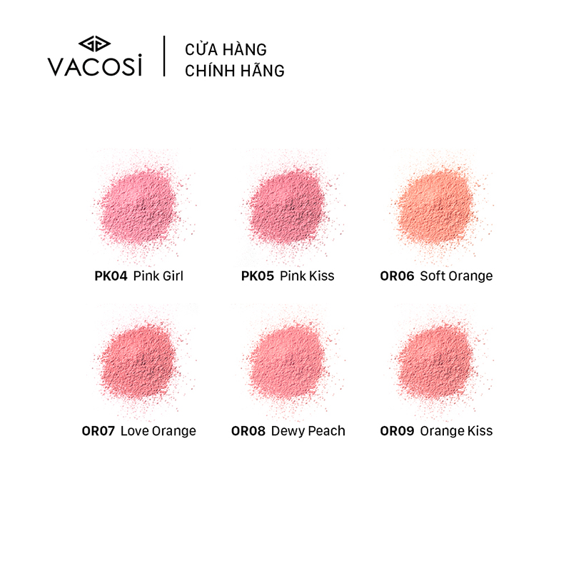 Phấn má hồng vuông VACOSI