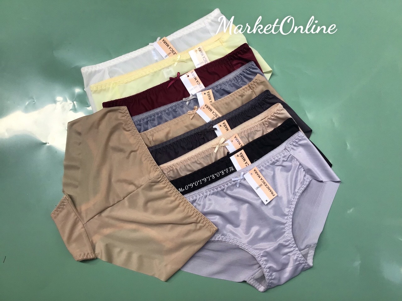 Combo 5 Quần Sịp Lót Nữ Không Lộ Viền Dáng Thể Thao Chất Vải Voal Thoáng Khí Không Gây Dị Ứng Mặc Hàng Ngày MarketOnline MR031 M-3XL
