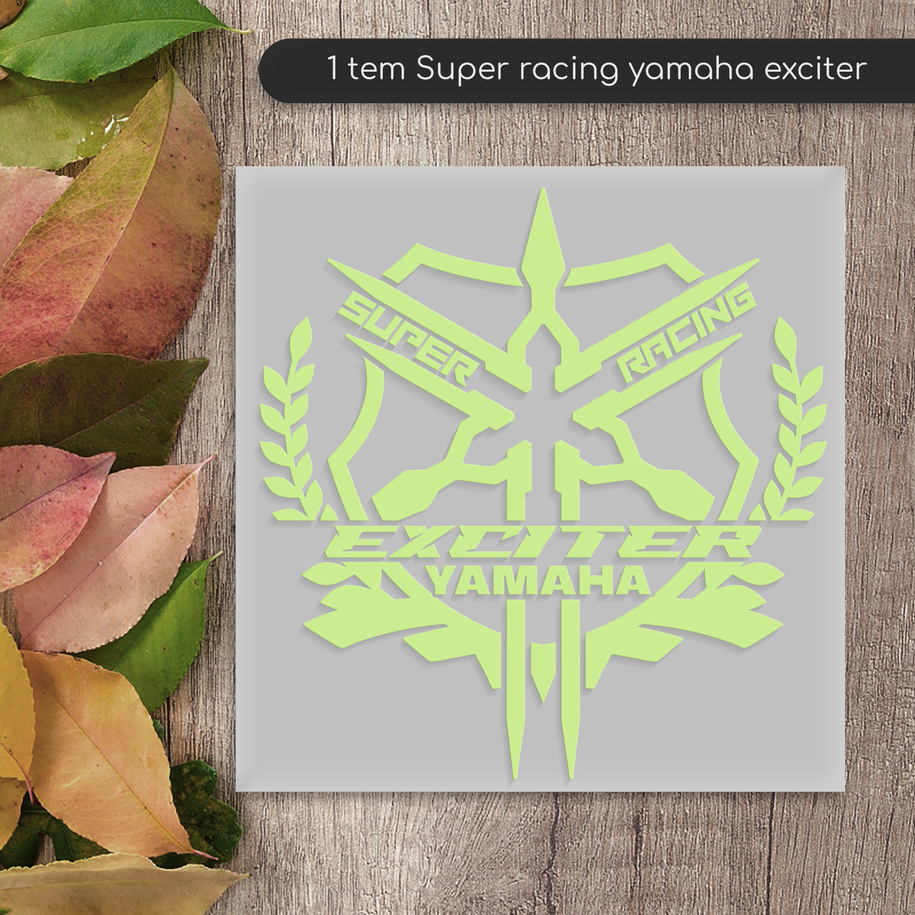 Tem dạ quang YAMAHA Exciter bông lúa cách tân thiết kế mới Super Racing